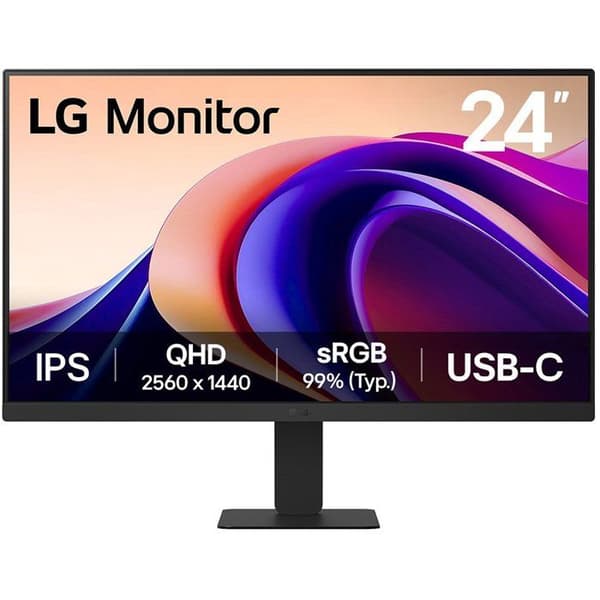 Skärm PC - LG - 23,8" - QHD - 100Hz - IPS-panel - 5ms - 24U631A-B