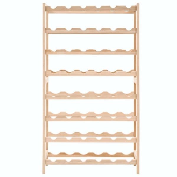 Flaskställ - VidaXL - Cederträ - 57,5 x 28 x 102 cm - 48 flaskor