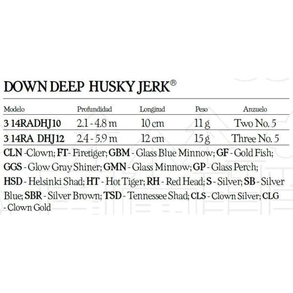 Lure - RAPALA - Down Deep Husky Jerk - 100 Mm - 11 Gr - Rovdjursfiske