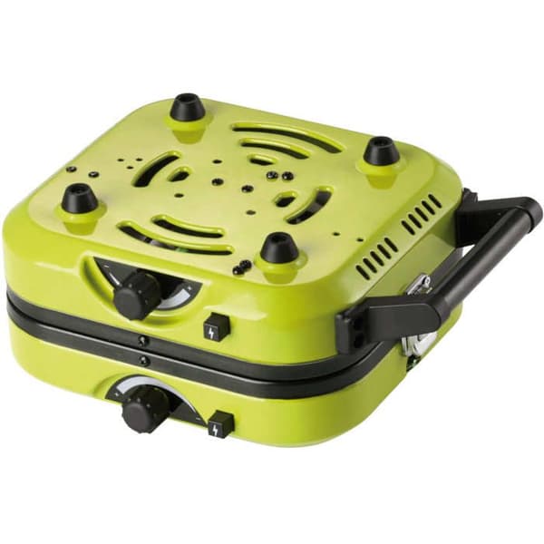 Kompakt dubbel campingkök med grill