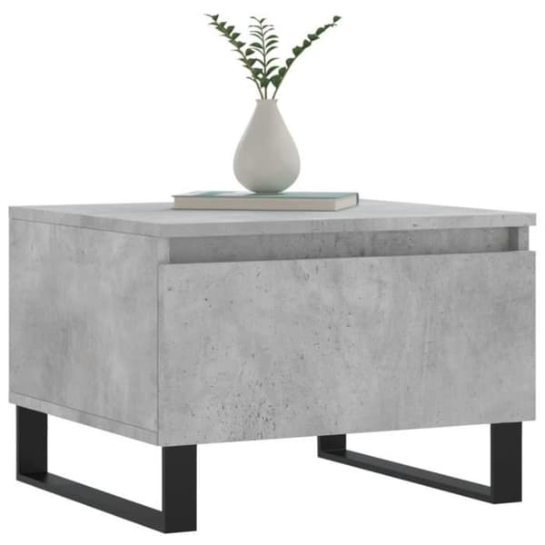 Soffbord - VIDAXL - Betonggrå - Rektangulär - Modern - Design