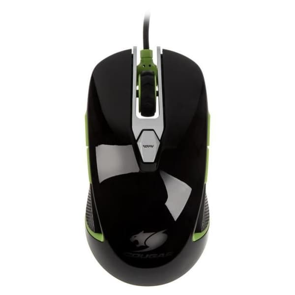 COUGAR 450M optisk spelmus - svart - 8 programmerbara knappar - 5000 dpi