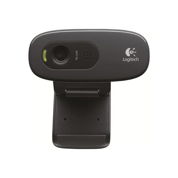 Webbkamera - Logitech - C270 - 1280 x 720 - Inbyggd ljud - USB 2.0