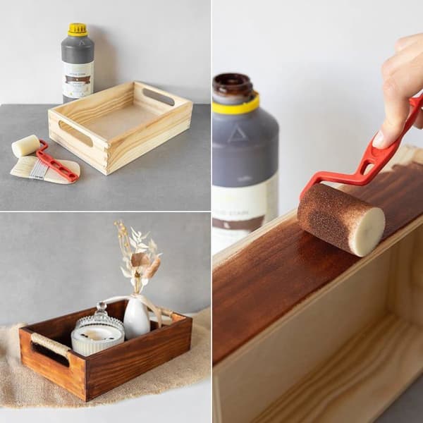 Träfärg - Creative Deco - Valnötsskal - 1L - Snabbtorkande - IckeToxisk - Skydd