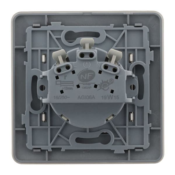 Prise Artezo 2P+T 16A 250V - titan - Zenitech
