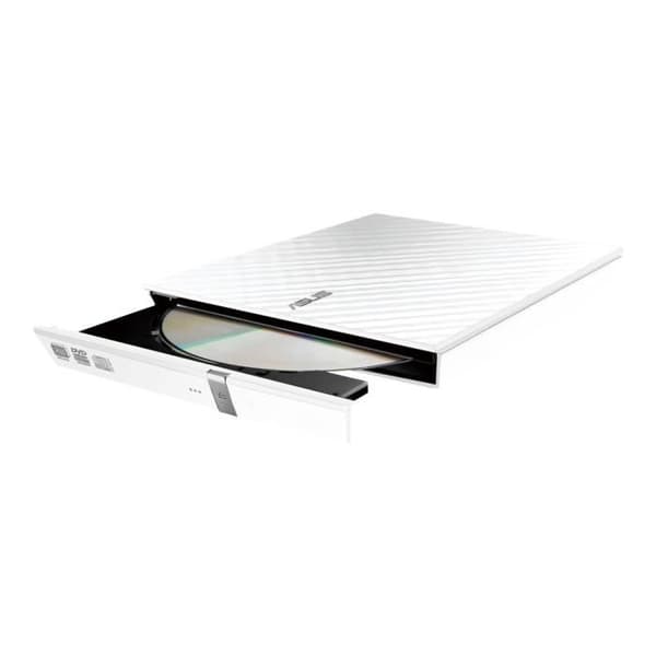 DVD±RW-enhet - ASUS - SDRW-08D2S-U LITE - USB 2.0 - 8x - Extern - Vit