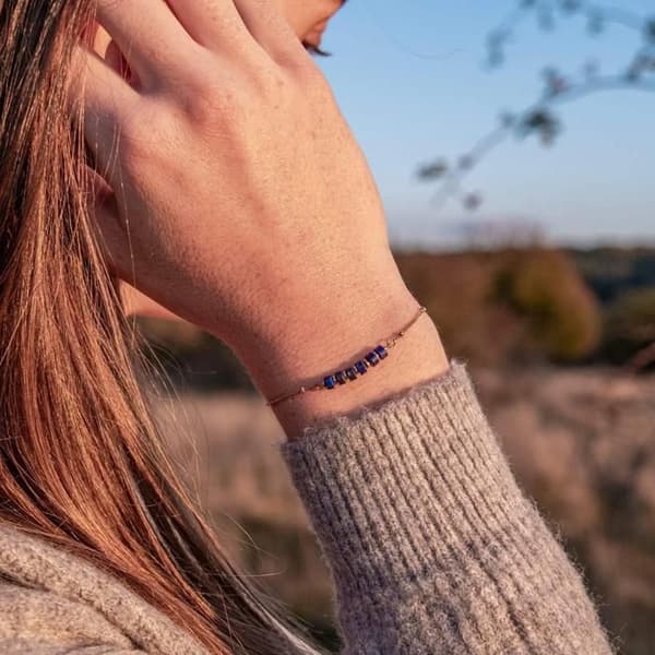 Armband Piana i lapis lazuli