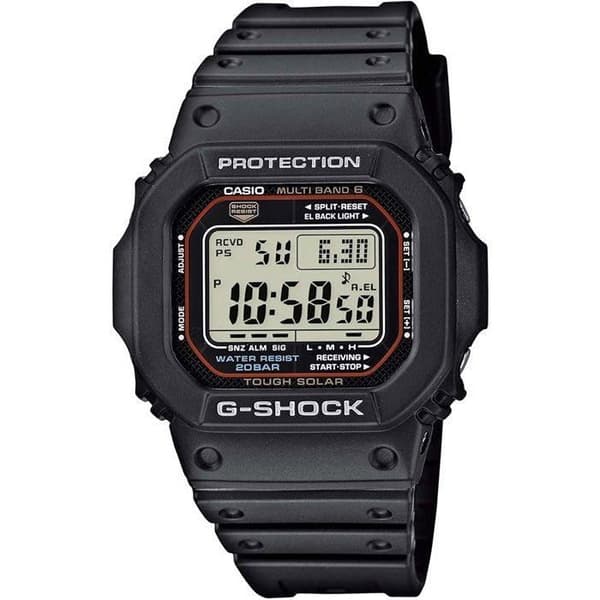 Klocka - CASIO - G-Shock The Origin - Solfunktion - Stöttålig - Herrsvart