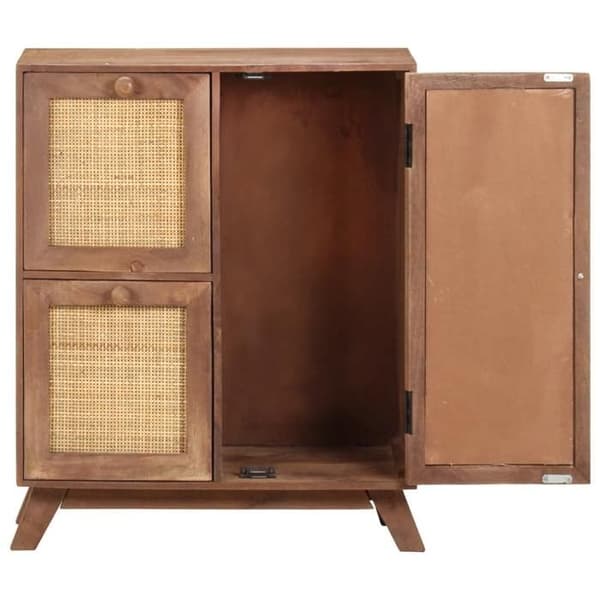 vidaXL Buffé 60x35x75 cm Massivt mangoträd 323596.