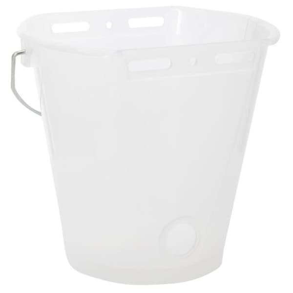 Drickshink - KERBL - Transparent vit - Stor volym - Syrabeständig