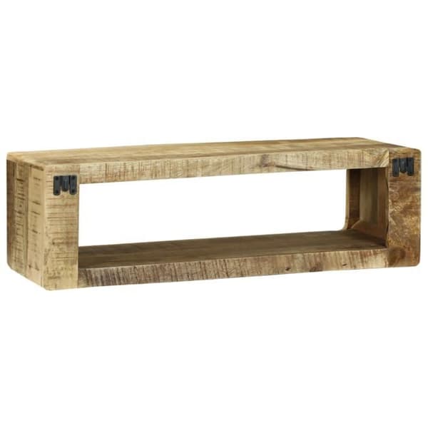TV-möbel - Mangoträ - 80x30x25 cm - Rustik finish - Rektangulär