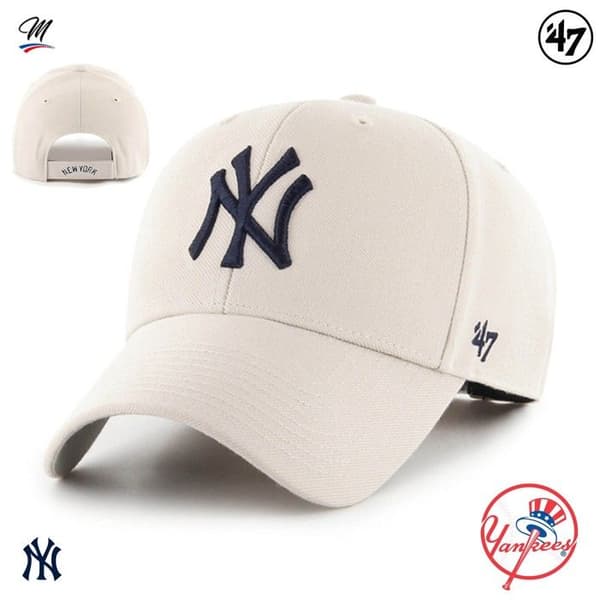 47 BRAND, Cap mlb new york yankees mvp, Bone