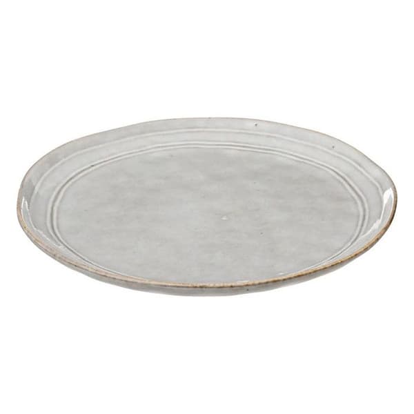 Servis med 12 delar "Blomma" 26cm Grå