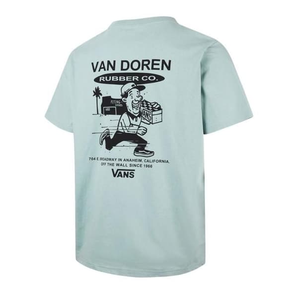 T-shirt Blå Herr Vans Rolig Grå Dimma