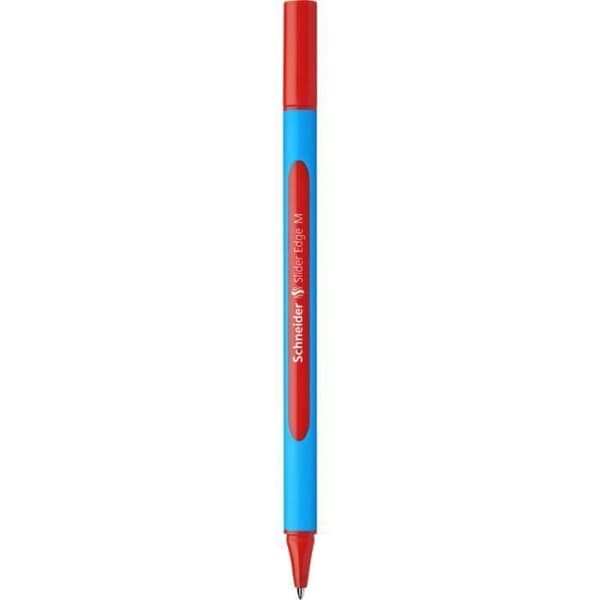 Kulspet - SCHNEIDER - Slider Edge - Röd - Medium - Viscoglide®