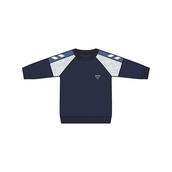 Hummel Mini Block barntröja - klädd blå