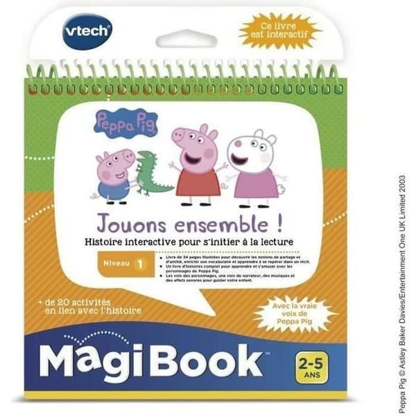 Magibook Interactive Book - Peppa Pig - Nivå 1 - VTECH