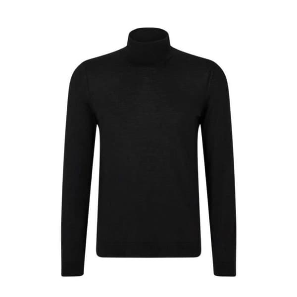 Slim fit rullkrage MUSSOP Svart