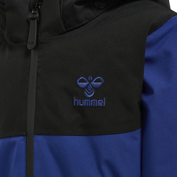 Barn regnjacka med huva Hummel Logan Tex - blå