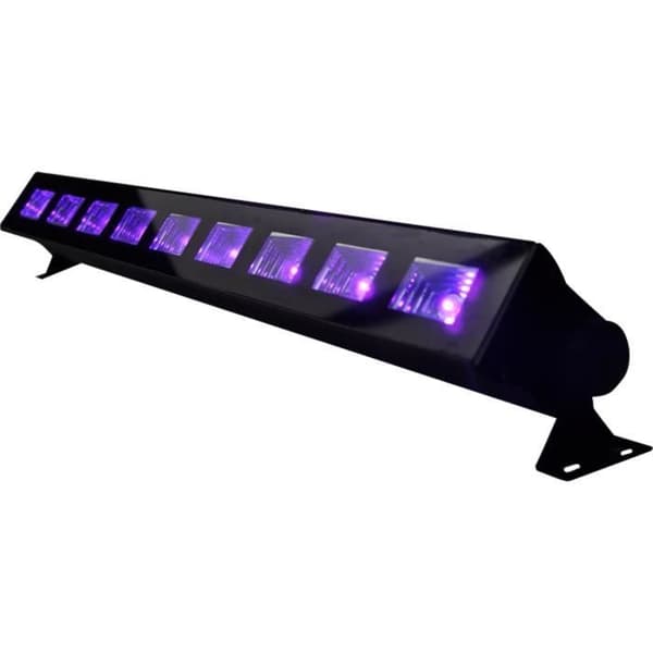 LED-balk - IBIZA LIGHT - LED-UVBAR - 9x3W - UV-effekt - Elektrisk