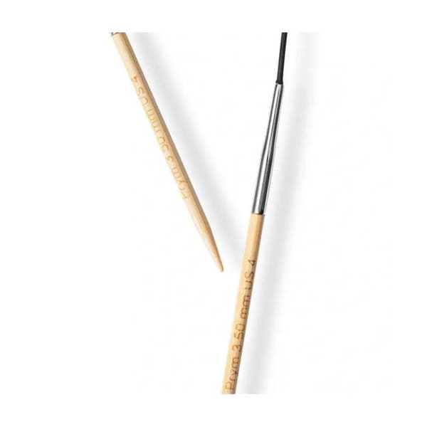 Rundstickor - PRYM - 40 cm - Slät bambu - N°2,5–10 - Kragar & ärmar