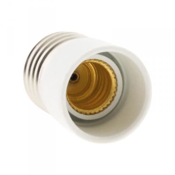 Adapter för sockel - Zenitech - E27 till E14 - Vit - 250V - 100W