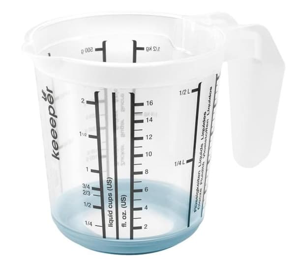 Pichet Doseur - Keeeper - Massimo - 500 ml - Elegant Design - Millimeternoggrannhet