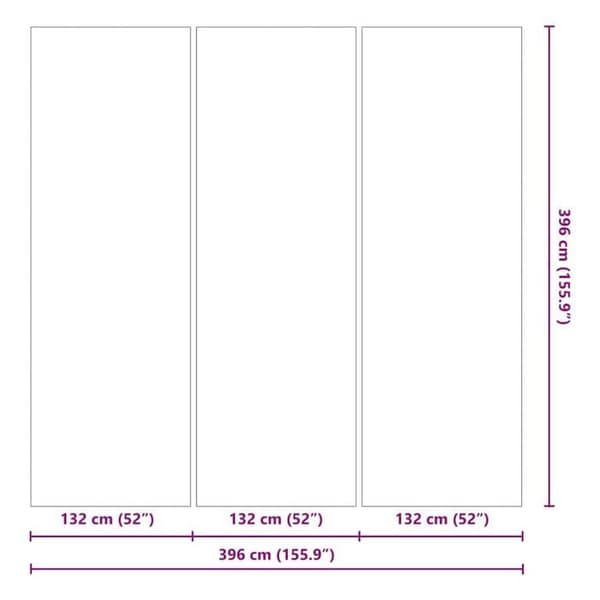 Poolgolv - vidaXL - 396x396 cm - Ljusgrå - Polyestergeotextil - Fällbar - Rivstark