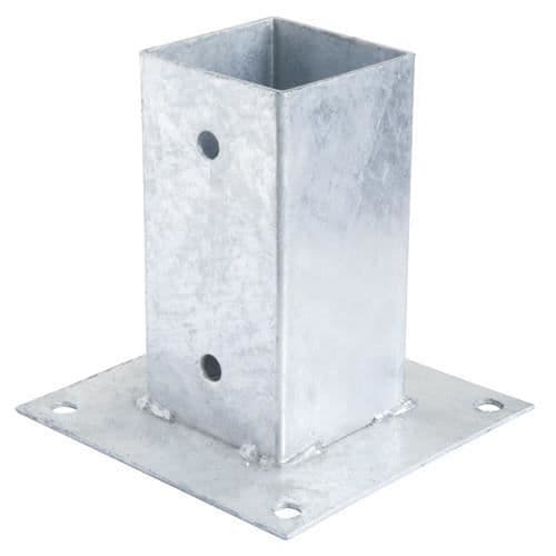 Stöd Pergola - Galvaniserad - 71x71mm - Grå - Lätt montering - Hållbart metall