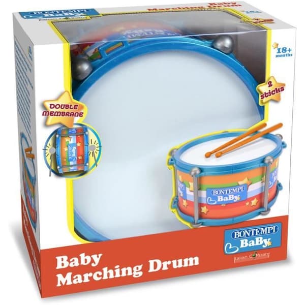 Bontempi juniortrumma 24,5 x 13,5 cm i 3 delar