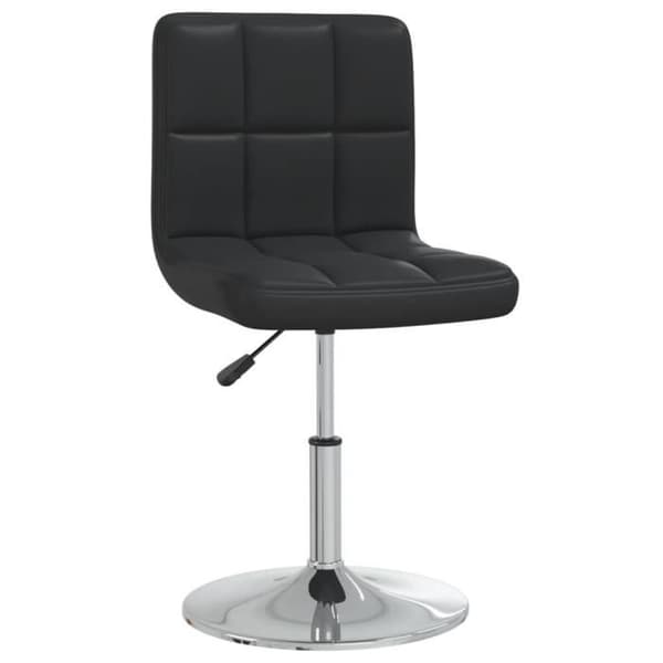 vidaXL Barpall Svart konstläder