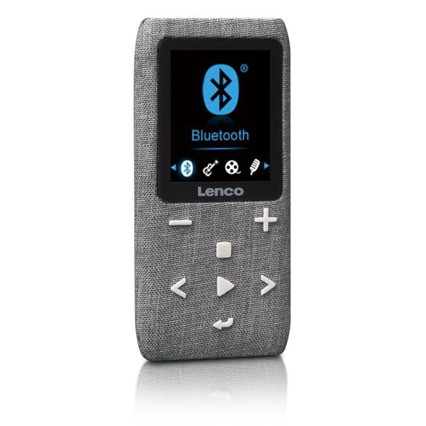 Lenco Xemio-861GY - MP3/MP4-spelare med Bluetooth® och 8 GB micro SD-kort - Grå