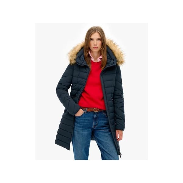 Superdry Damjacka Fuji Blå Syntetisk