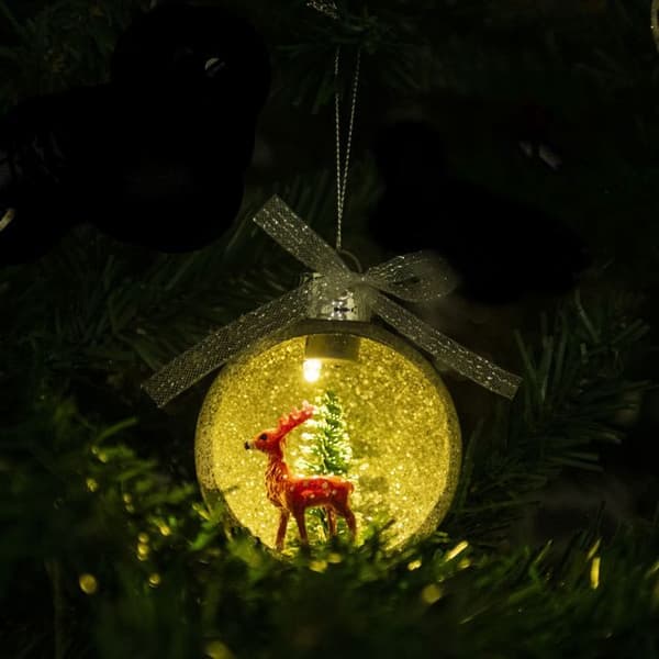 Lysande ornament WERKA PRO Glittrande ren