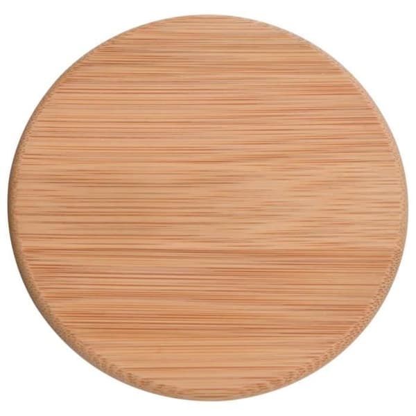 vidaXL Glas Förvaringsburkar Bambu Lock 4 st 1200 ml