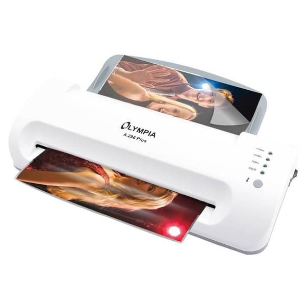 OLYMPIA A 296 plus, A4 varm- och kalllaminator