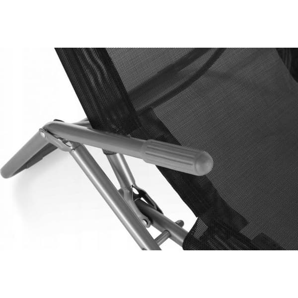 Chaise longue - transat - solstol Odense FOLDABLE CHAIR LAZZY GRAVITY MÖRKGRA
