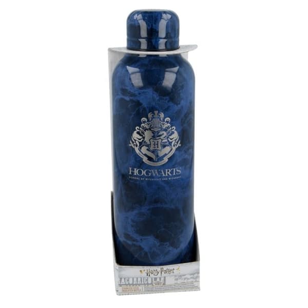 Flaska - Harry Potter - 515ml - Rostfritt stål - Cylindrisk - Blå