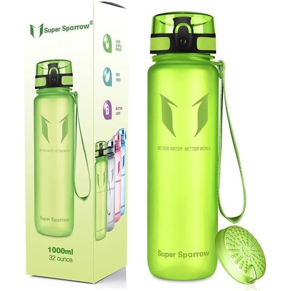 Super Sparrow Vattenflaska - Flaska, 1000ml, Limonad