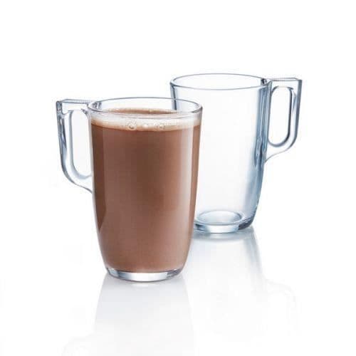 Koppar - Luminarc - Set med 6 - 40 cl - Glas - Transparent - Tål diskmaskin
