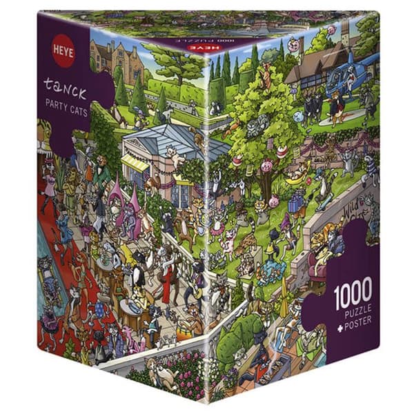 Pussel 1000 bitar: Kattfest, Birgit Tanck
