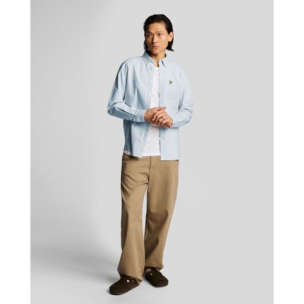 Långärmad randig skjorta Lyle & Scott Oxford