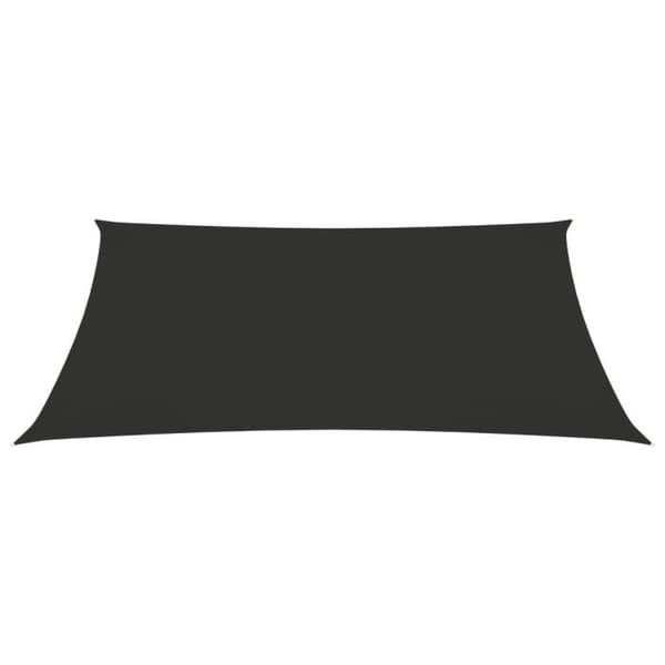vidaXL Parasol Sail Oxford Tyg Rektangulär 2x3 m Antracit