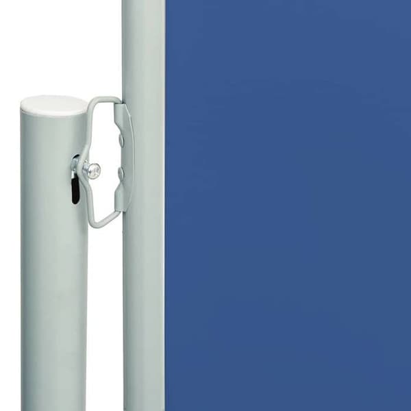 vidaXL Infällbar Sida Uteplats Markis 117x600 cm Blå
