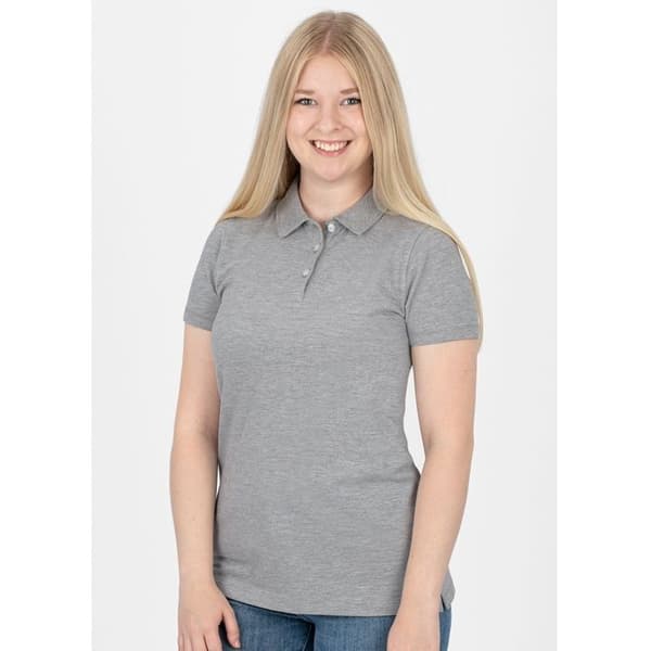 Jako Organic Stretch dam pikétröja - grå - 40