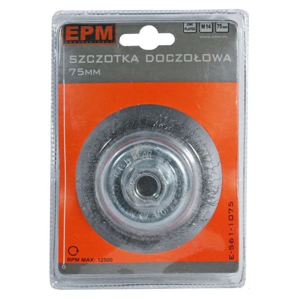 Handhållen slipborste - metallborste Epm Borste kap ZN 100 mm - E-561-1100