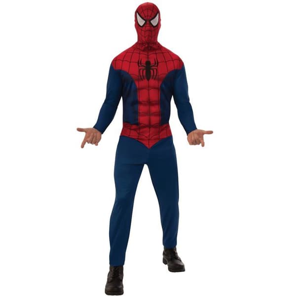 Klassisk Spider-Man kostym för vuxna - M