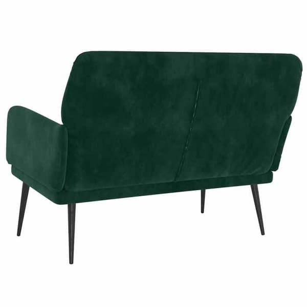 vidaXL Mörkgrön Soffa 108x79x79 cm Sammet 351416
