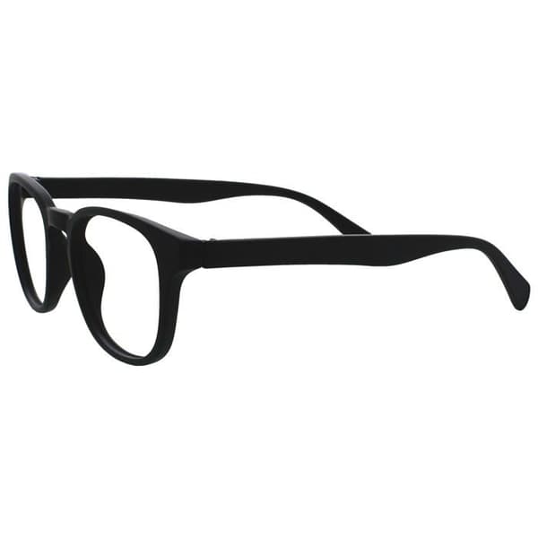 Opulize 5-pack retro runda läsglasögon +2,00 — svart/blå/grå matt