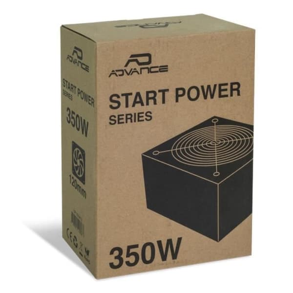 ADVANCE Strömförsörjning PC Start Po Wer Series, 350 W Nominal, 120 mm